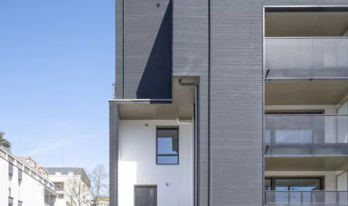 Extérieur de la résidence Villa Saint-Paul à Rennes. Des logements neufs réalisé par Pierre Promotion.